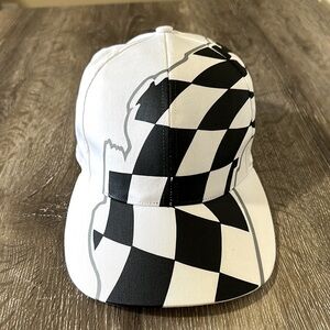 Vintage Checkered Flag SnapBack Hat